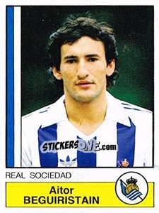 Cromo Beguiristain - Liga Spagnola 1986-1987 - Panini