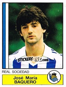 Sticker Baquero - Liga Spagnola 1986-1987 - Panini