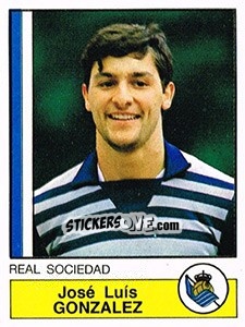 Cromo Gonzalez - Liga Spagnola 1986-1987 n. 283 - Panini