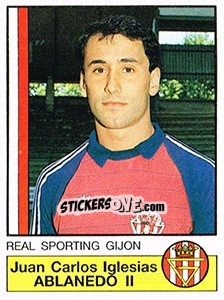 Sticker Ablanedo II - Liga Spagnola 1986-1987 n. 288 - Panini
