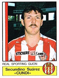 Sticker Cundi - Liga Spagnola 1986-1987 n. 289 - Panini