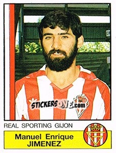 Sticker Jimenez - Liga Spagnola 1986-1987 - Panini