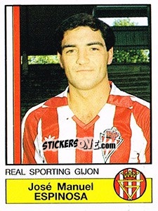 Sticker Espinosa - Liga Spagnola 1986-1987 - Panini