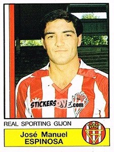 Figurina Espinosa - Liga Spagnola 1986-1987 - Panini