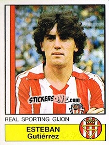 Cromo Esteban - Liga Spagnola 1986-1987 - Panini