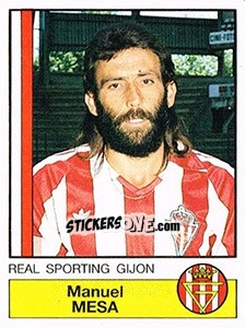 Sticker Mesa - Liga Spagnola 1986-1987 n. 296 - Panini