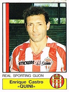 Sticker Quini - Liga Spagnola 1986-1987 n. 298 - Panini