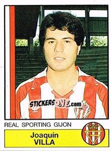 Cromo Joaquín Villa - Liga Spagnola 1986-1987 - Panini