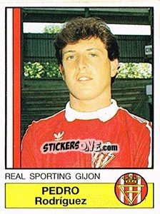 Sticker Pedro - Liga Spagnola 1986-1987 n. 302 - Panini