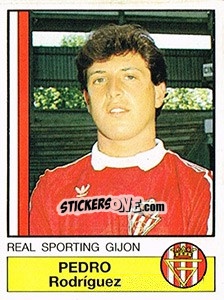 Sticker Pedro - Liga Spagnola 1986-1987 - Panini