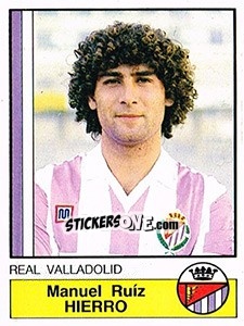 Sticker Hierro - Liga Spagnola 1986-1987 n. 310 - Panini