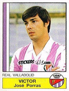 Cromo Víctor - Liga Spagnola 1986-1987 - Panini