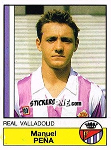 Sticker Peña - Liga Spagnola 1986-1987 n. 319 - Panini