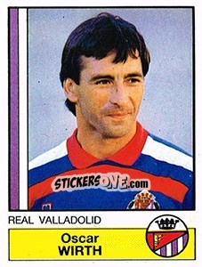 Sticker Wirth - Liga Spagnola 1986-1987 n. 321 - Panini