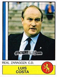 Sticker Luis Costa - Liga Spagnola 1986-1987 - Panini