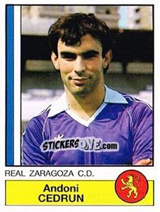 Sticker Cedrun - Liga Spagnola 1986-1987 - Panini
