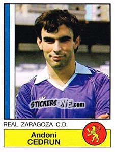 Cromo Cedrun - Liga Spagnola 1986-1987 n. 326 - Panini