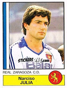 Sticker Julia - Liga Spagnola 1986-1987 - Panini