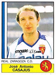 Sticker Casajus - Liga Spagnola 1986-1987 n. 330 - Panini
