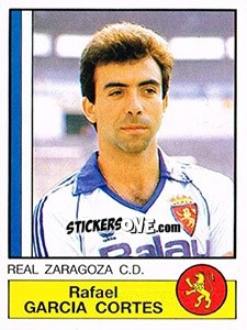 Sticker Garcia Cortes - Liga Spagnola 1986-1987 - Panini