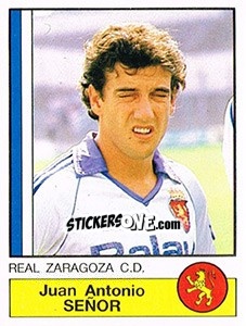 Cromo Señor - Liga Spagnola 1986-1987 n. 334 - Panini