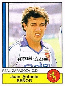 Figurina Señor - Liga Spagnola 1986-1987 - Panini