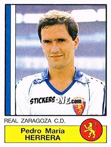 Sticker Herrera - Liga Spagnola 1986-1987 n. 335 - Panini