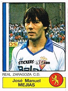 Figurina Mejias - Liga Spagnola 1986-1987 - Panini