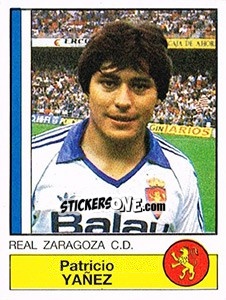 Sticker Yañez - Liga Spagnola 1986-1987 n. 339 - Panini