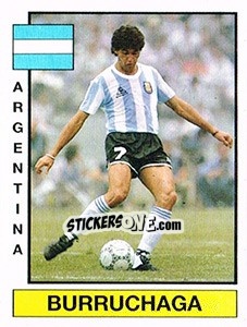 Sticker Burruchaga - Liga Spagnola 1986-1987 n. 351 - Panini