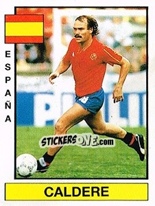 Figurina Caldere - Liga Spagnola 1986-1987 n. 353 - Panini