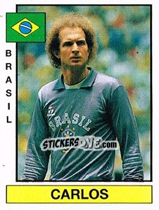 Figurina Carlos - Liga Spagnola 1986-1987 - Panini