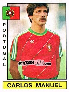 Figurina Carlos Manuel - Liga Spagnola 1986-1987 - Panini