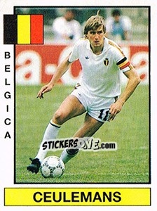 Figurina Ceulemans - Liga Spagnola 1986-1987 - Panini