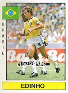 Figurina Edinho - Liga Spagnola 1986-1987 - Panini