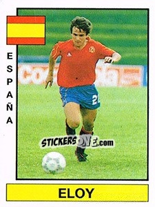 Figurina Eloy - Liga Spagnola 1986-1987 - Panini
