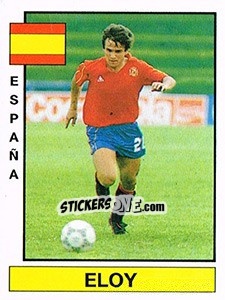 Sticker Eloy - Liga Spagnola 1986-1987 n. 360 - Panini