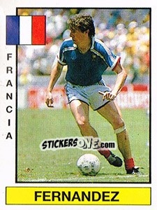 Sticker Fernandez - Liga Spagnola 1986-1987 n. 362 - Panini
