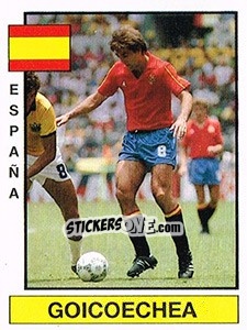 Figurina Goicoechea - Liga Spagnola 1986-1987 - Panini