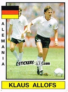 Figurina Klaus Allofs - Liga Spagnola 1986-1987 - Panini