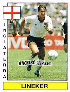 Sticker Lineker - Liga Spagnola 1986-1987 n. 368 - Panini