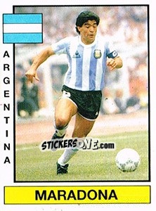 Sticker Maradona - Liga Spagnola 1986-1987 n. 370 - Panini