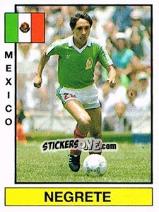 Figurina Negrete - Liga Spagnola 1986-1987 - Panini