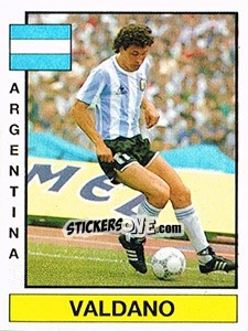 Sticker Valdano - Liga Spagnola 1986-1987 - Panini