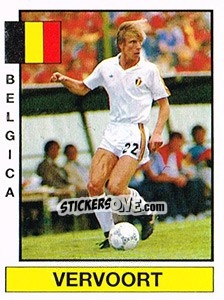 Sticker Vervoort - Liga Spagnola 1986-1987 - Panini
