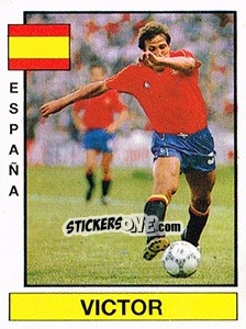 Sticker Victor - Liga Spagnola 1986-1987 n. 376 - Panini