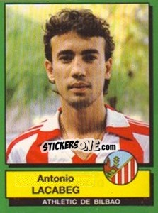 Figurina Antonio Lacabeg - Liga Spagnola 1989-1990 - Panini