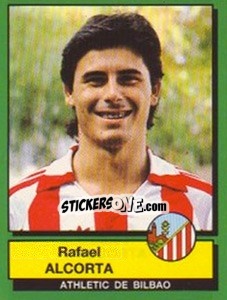 Sticker Rafael Alcorta - Liga Spagnola 1989-1990 n. 9 - Panini