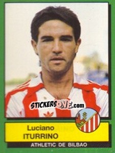 Figurina Luciano Iturrino - Liga Spagnola 1989-1990 - Panini