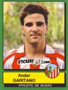 Sticker Ander Garitano - Liga Spagnola 1989-1990 n. 13 - Panini